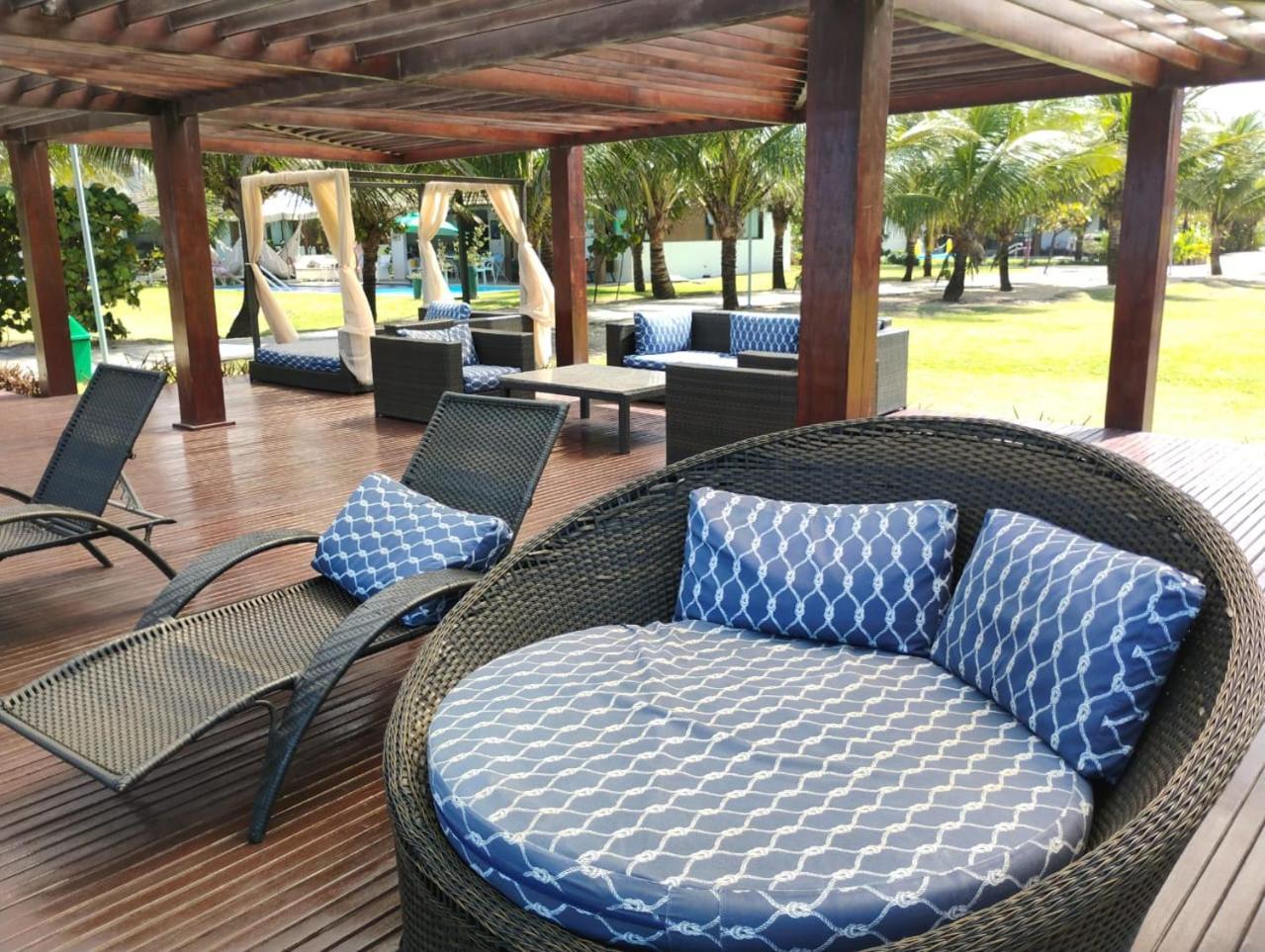 Flat Beira Mar Cupe Beach Living - Pôrto das Galinhas Eksteriør bilde